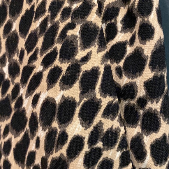 Jcrew Factory Jamie pull on pant in leopard - Picture 9 of 9